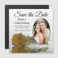 Gold Ocker Rose Hochzeit speichern Das Date Foto M