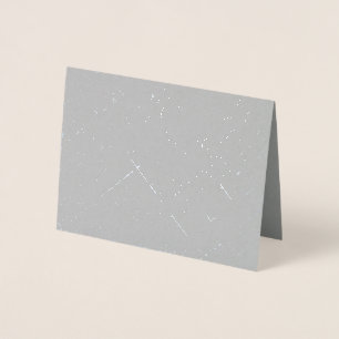 Gold oder Silber Modernes elegantes Muster Folienkarte
