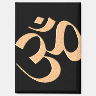 Gold Om Magnet