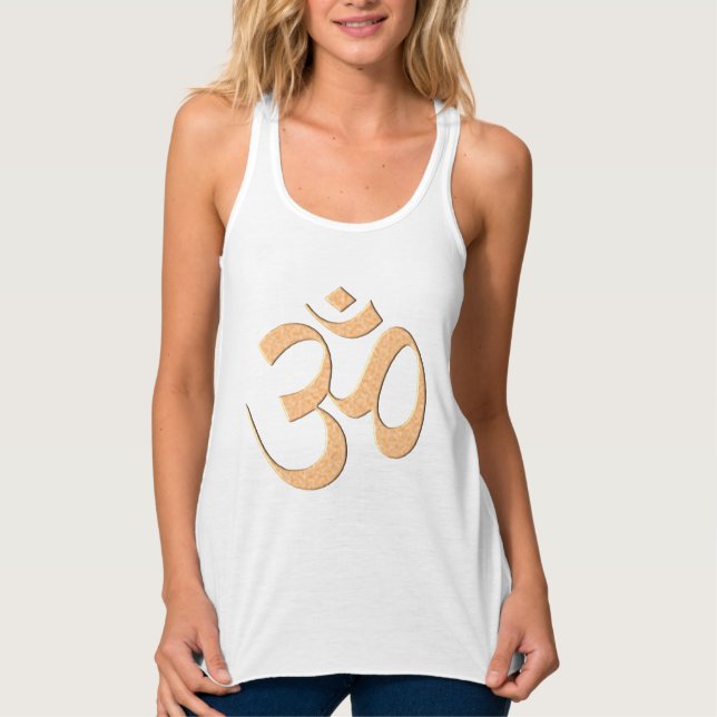 Gold Om  Tank Top (Vorderseite)