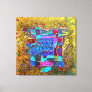 "Gold Opening" von Paul Buică Leinwanddruck