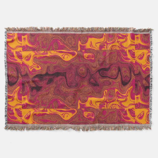 Gold Orange Fire Stone Decke (Vorderseite)