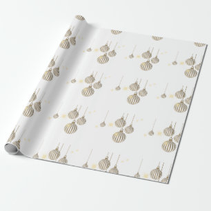 Gold-Ornament Weihnachtswrapping Paper Geschenkpapier