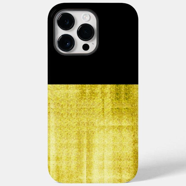 Gold Paneel Black Case-Mate iPhone 14 Pro Max Hülle (Rückseite)