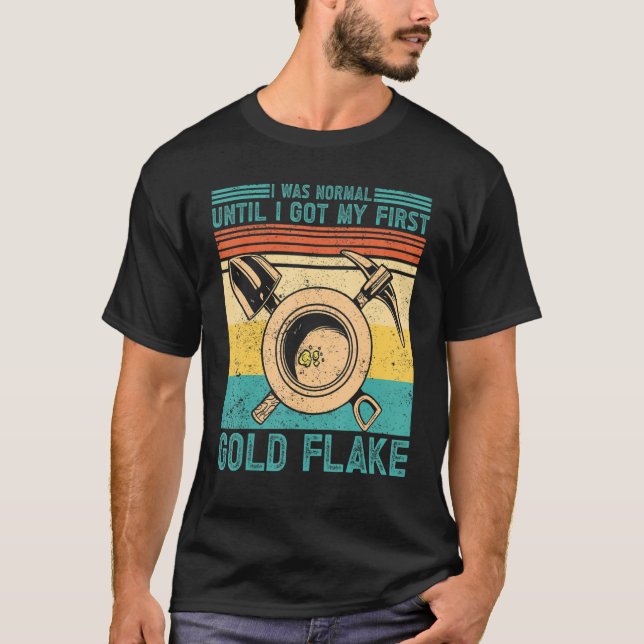 Gold Panning Gold Prospectors Gold Miner Digger T-Shirt (Vorderseite)