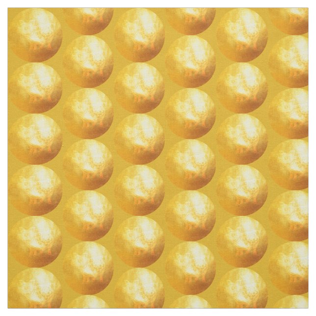 Gold Papercut Gold Circle Fabric Stoff (Muster)