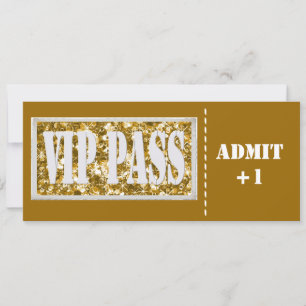 Gold Party VIP Einladung