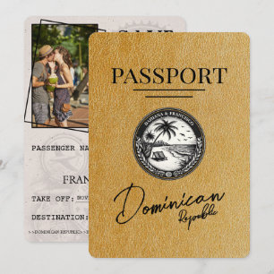 Gold-Pass der Dominikanischen Republik Save The Date