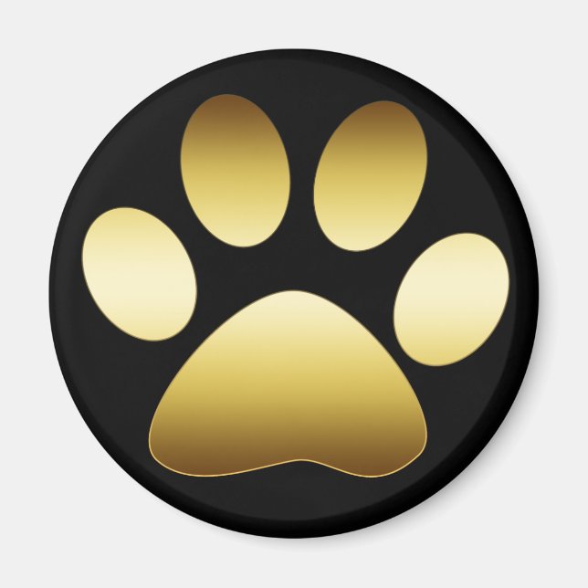 GOLD PAW DRUCKEN MAGNET (Vorne)