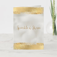 Gold Pearl White Sparkle