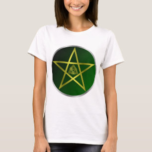 Gold-Pentagramm T-Shirt