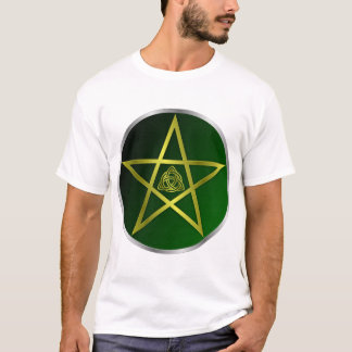 Gold-Pentagramm T-Shirt