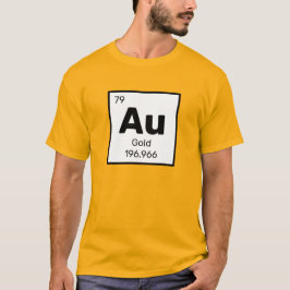 Gold/Periodische Tabelle - T - Shirt für Au-Elemen