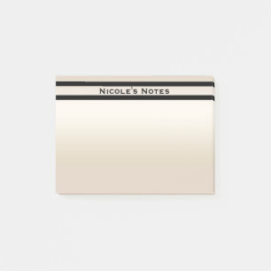 Gold Perle Schimmer Glam Chic Moderne Personalisie Post-it Klebezettel