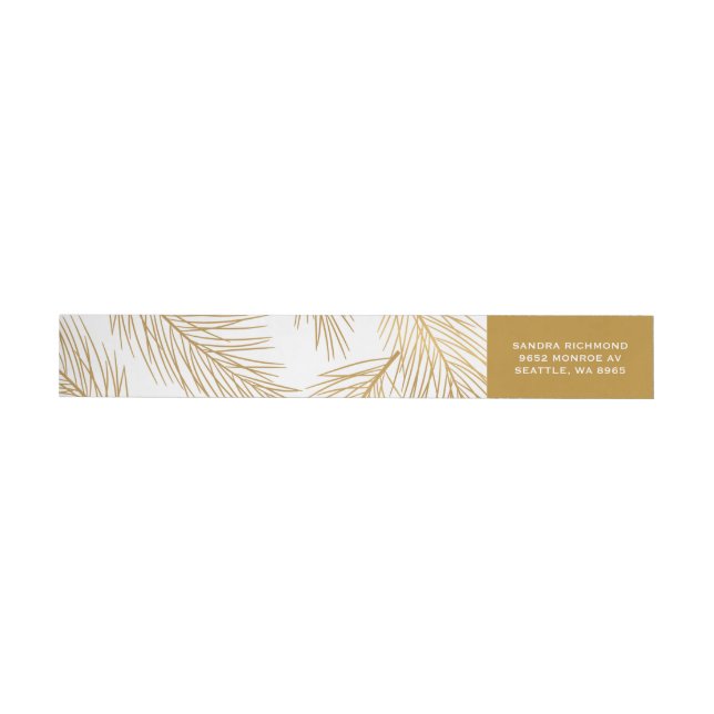 Gold Pinecones und Pine Needles Weihnachten (Person)