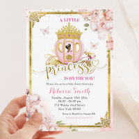 Gold Pink African Princess Carriage Baby Shooter