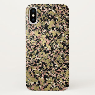 Gold Pink Grün Schwarz Tarnmusterdruck Case-Mate iPhone Hülle