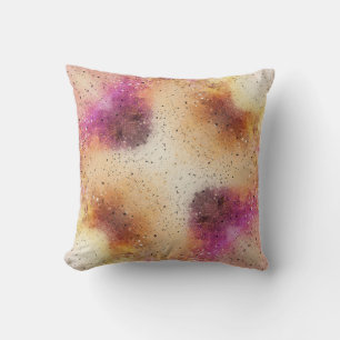 Gold Pink Sky Watercolor Kissen