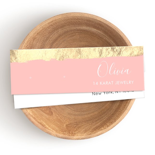 Gold Pink Stuhlvorratskarte (Von Creator hochgeladen)