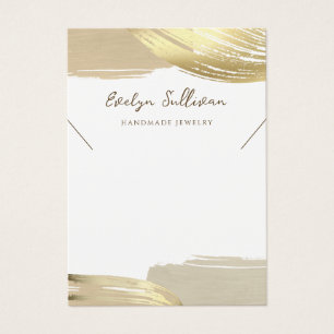 Gold Pinselstriche Halskette