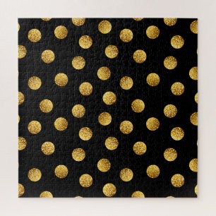 Gold Polka Dot: Nahtlos funkeln.
