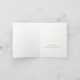 Gold Polka Dot - White & Gold - Hochzeit Dankeskarte (Innenseite)