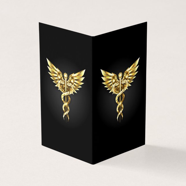 Gold Polygonal Symbol Caduceus (Vorderseite)