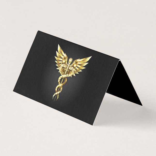Gold Polygonal Symbol Caduceus (Vorderseite)