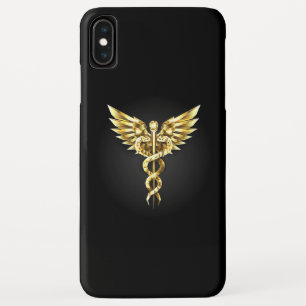 Gold Polygonal Symbol Caduceus Case-Mate iPhone Hülle