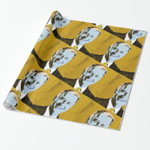 Gold Präsident Biden Pop Art