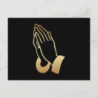 Gold Praying Hands