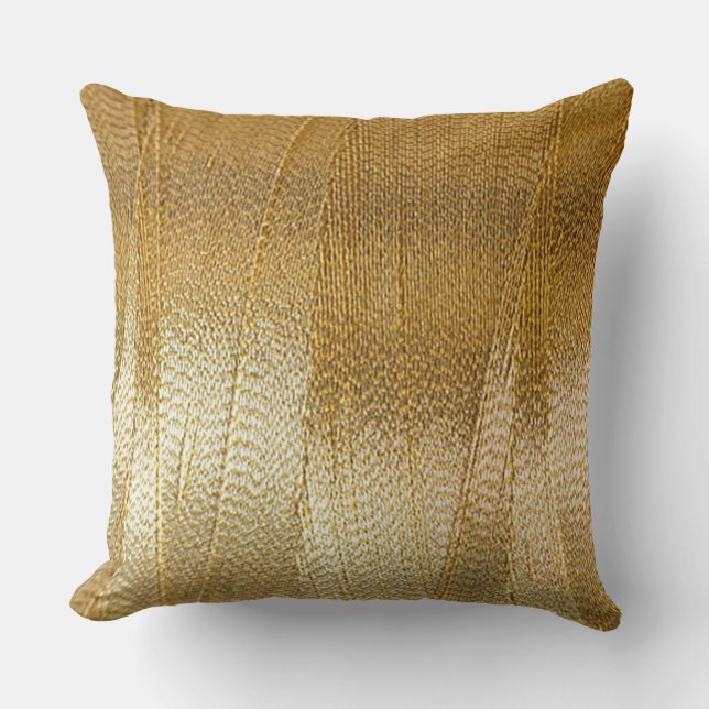 Gold Print Throw Kissen (Vorderseite)