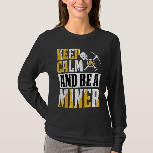 Gold Prospector  Gold Miner Digger Treasure Huntin T-Shirt (Vorderseite)