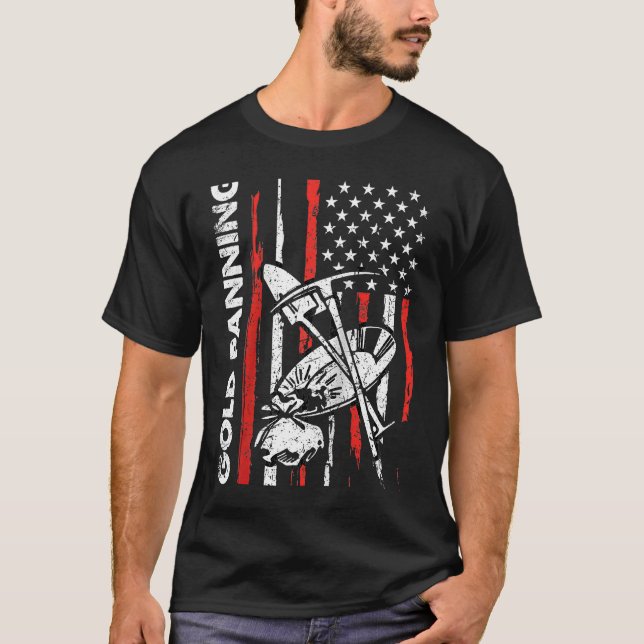 Gold Prospector  Gold Miner Digger Treasure Huntin T-Shirt (Vorderseite)