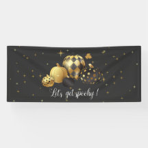 Gold Pumpkin Lass uns ein tolles Halloween-Banner