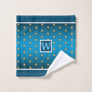 Gold Punkt auf Blue Gradient (Bearbeiten Sie Ihre Badhandtuch Set