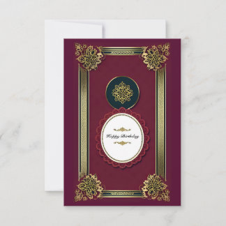 Gold Purple Luxury Invitations Anniversaire