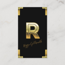 Gold R - Visitenkarte für den Erstflug und die Gre