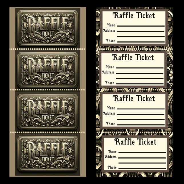 Gold Raffle Ticket (Von Creator hochgeladen)