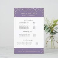 Gold Rain baisse Faux Foil Service et Flyer de pri