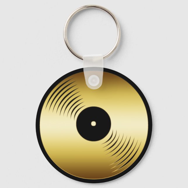 GOLD RECORD ALBUM SCHLÜSSELANHÄNGER (Vorderseite)