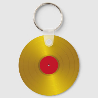 Gold Record Schlüsselanhänger
