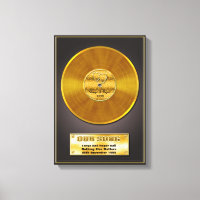 Gold Record Special Date Memory-Geschenk