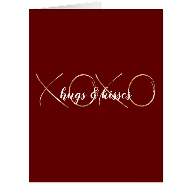 Gold Red XOXO (Vorderseite)