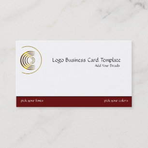 Gold Reiki Logo - Einfaches Crescent Reiki Logo Visitenkarte