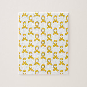 Gold Ribbon-Muster