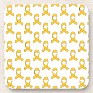 Gold Ribbon-Muster Untersetzer
