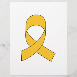 Gold Ribbon Zeichnend
