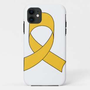 Gold Ribbon Zeichnend iPhone 11 Hülle