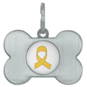Gold Ribbon Zeichnend Tiermarke